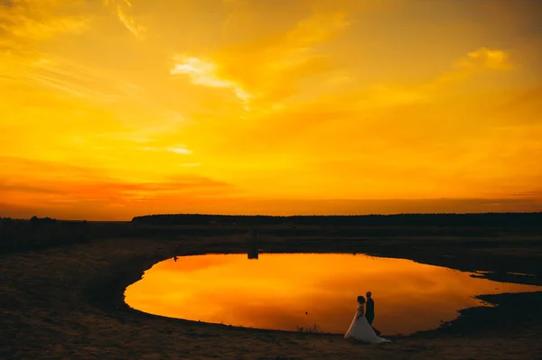 Güzel bir çift. — Stok fotoğraf