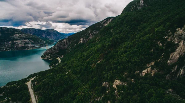 Norveç havadan görünümü — Stok fotoğraf