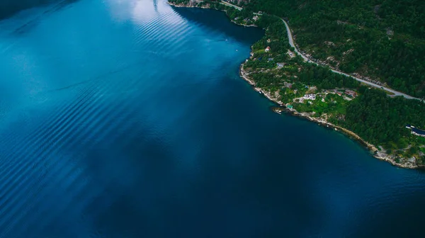 Noruega vista aérea — Fotografia de Stock