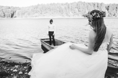 Güzel gelin ve damat