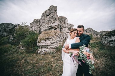 Güzel gelin ve damat