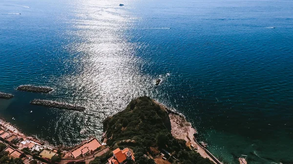 Costa da Itália é a partir do ar — Fotografia de Stock