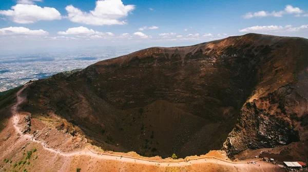 Schilderachtig uitzicht op de vulkaan Vesuvius — Stockfoto