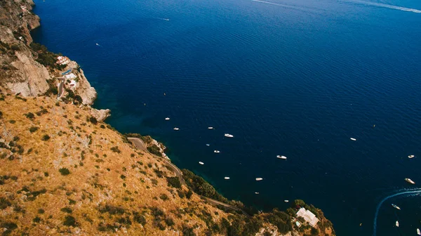 이탈리아의 해안선은 공기에서 — 스톡 사진