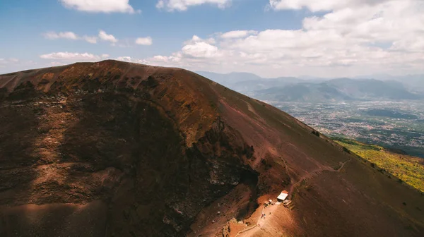 Vista panorâmica do vulcão Vesúvio — Fotografia de Stock