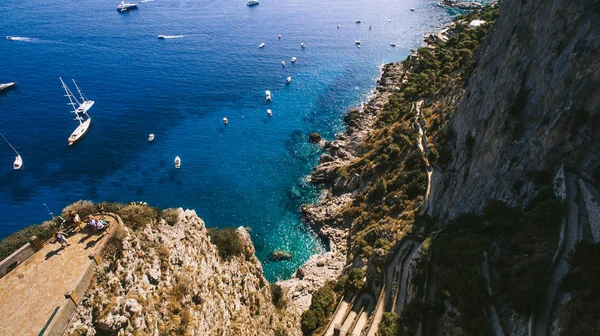 İtalya'nın kıyı şeridi havadan olduğunu