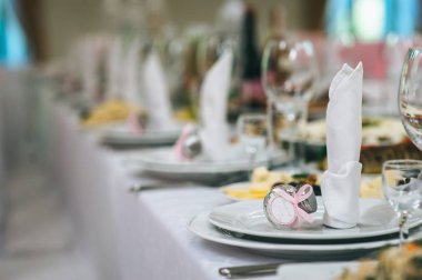 table setting for wedding clipart