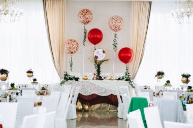 Restaurant dekorasyon düğün için