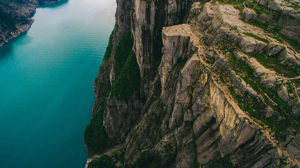 Die zunge der trolle, norwegen — Stockfoto