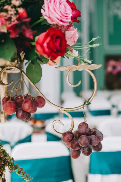 Recepciones de frutas en la boda — Foto de Stock