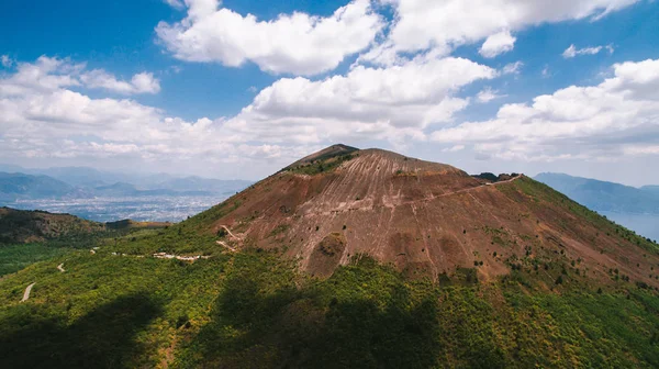 空中からのベスビオ火山 — ストック写真