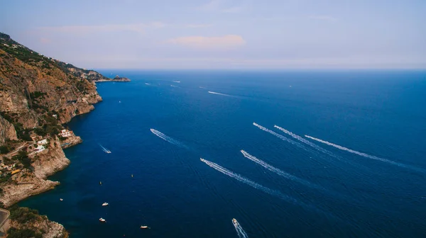 Vista panorâmica da costa da Itália — Fotografia de Stock