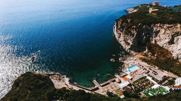 Vista panoramica del litorale italiano — Foto Stock