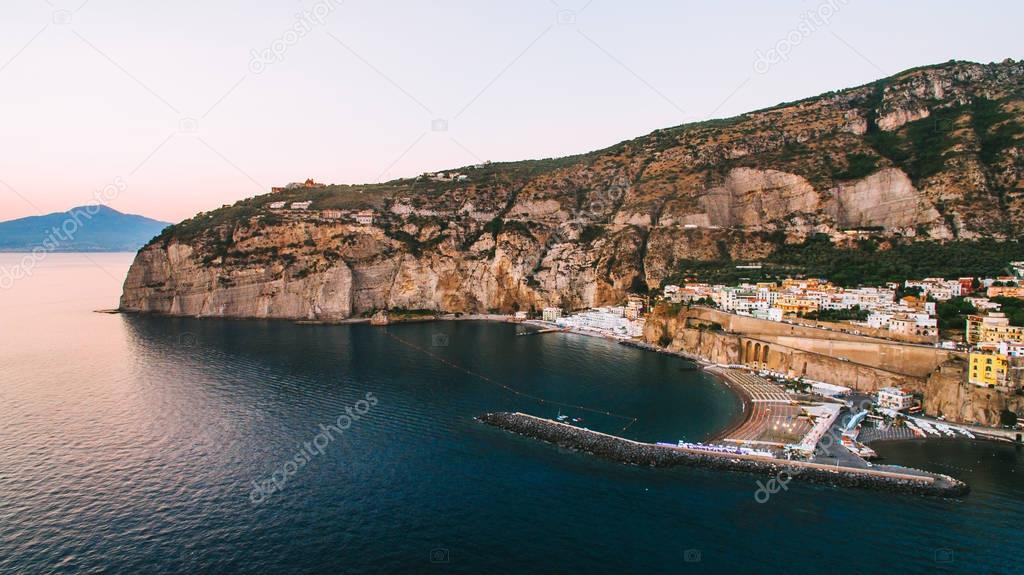 scenic view of coastline of Italy 