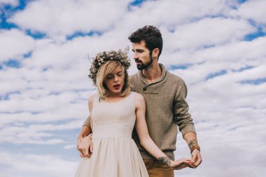 Genç aşıklar Çift 