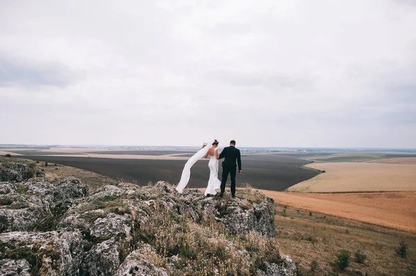 Happy wedding couple — Stock Photo, Image