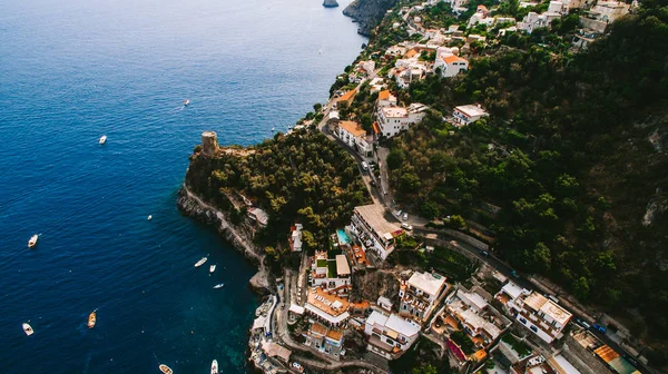 Vista Panoramica Della Costa Italia Dall Alto — Foto Stock