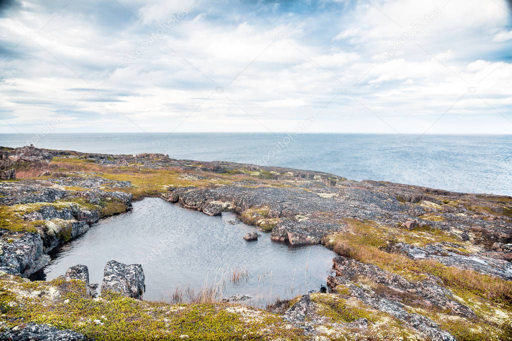 The Barents Sea coast Russia