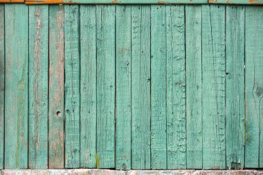 Eski boyanmış ahşap duvar - doku veya arkaplan