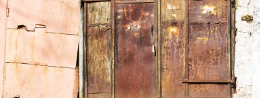 Paslı metal doku arkaplanı