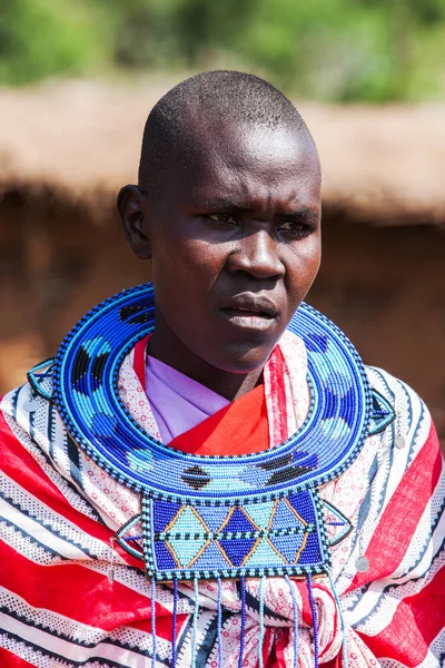 MAASAI MARA, KENIA - 20 AGO 2008: massai — Foto de Stock