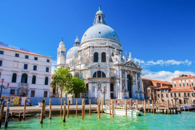 Venice, Italy. may 07. 2012: Santa Maria della Salute clipart