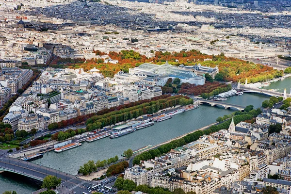 Panorama panoramique de Paris depuis la Tour Eiffel, France . — Photo