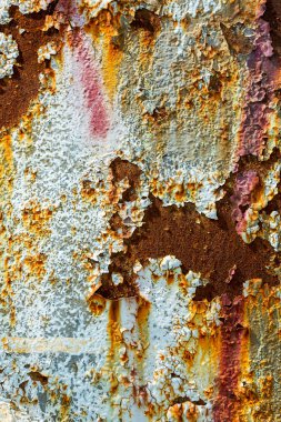 Eski Boyalı yüzeye rustik yağlı boya ile