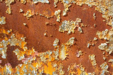 Eski Boyalı yüzeye rustik yağlı boya ile