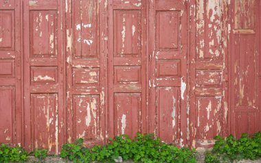 Eski ahşap kapılar, dokular