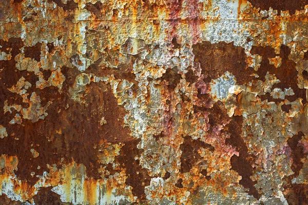 Old painted surface with rustic oil paints — Stock Photo, Image