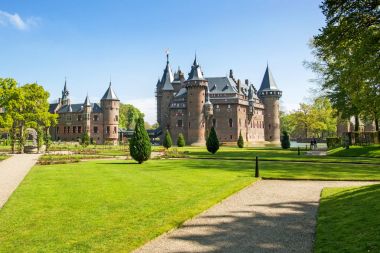 Utrecht yakınlarındaki De Haar Kalesi - Hollanda
