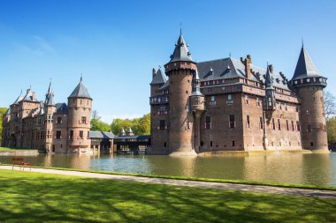 Utrecht yakınlarındaki De Haar Kalesi - Hollanda