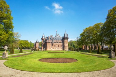 Utrecht yakınlarındaki De Haar Kalesi - Hollanda