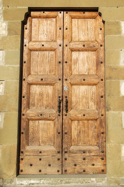 Old wooden vintage door — Stock Photo, Image