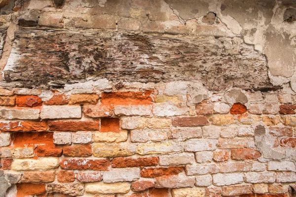 Eski tuğla duvar, kırmızı taş blokların eski doku