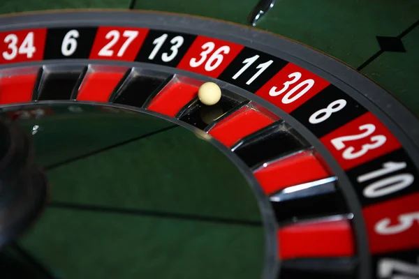 Fragment of roulette with the ball. — Stock Photo, Image