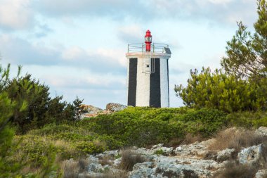 Annisquam deniz feneri Massachusetts 'in kuzey kıyısında.