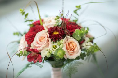 Düğün buketi, çiçek, gül, güzel buket