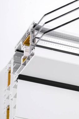 Üçlü camlı plastik pencere profili