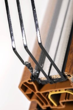 Üçlü camlı plastik pencere profili