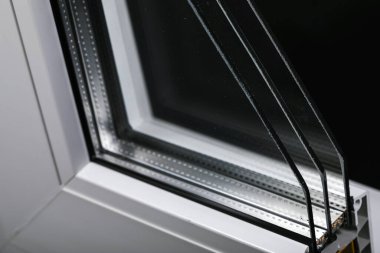 Üçlü camlı plastik pencere profili
