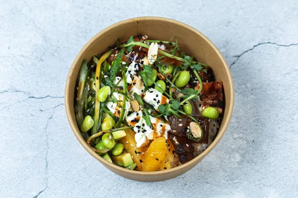 Geleneksel Hawaii Sebzeli Poke