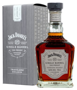 Amerikan viski Jack Daniel's tek varil 100 kanıt şişe