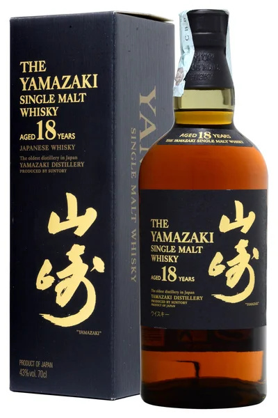 Japon viski Yamazaki 18 şişe Y.O. — Stok fotoğraf