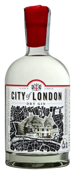 Flaske Gin City of London Dry – stockfoto