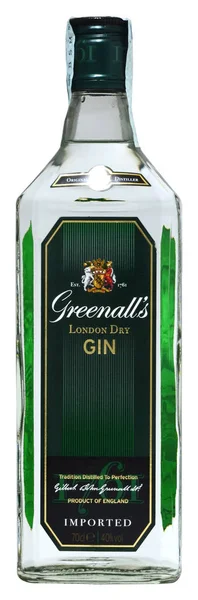 Flaska Gin Greenall — Stockfoto