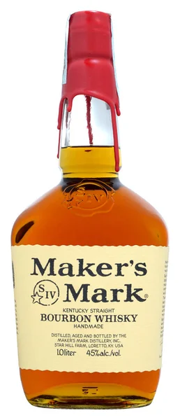 Amerikan viski Maker's Mark burbon — Stok fotoğraf