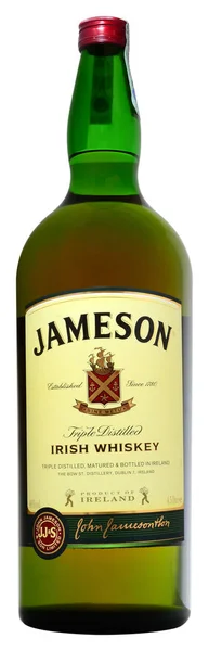 İrlanda viski Jameson büyük şişe — Stok fotoğraf