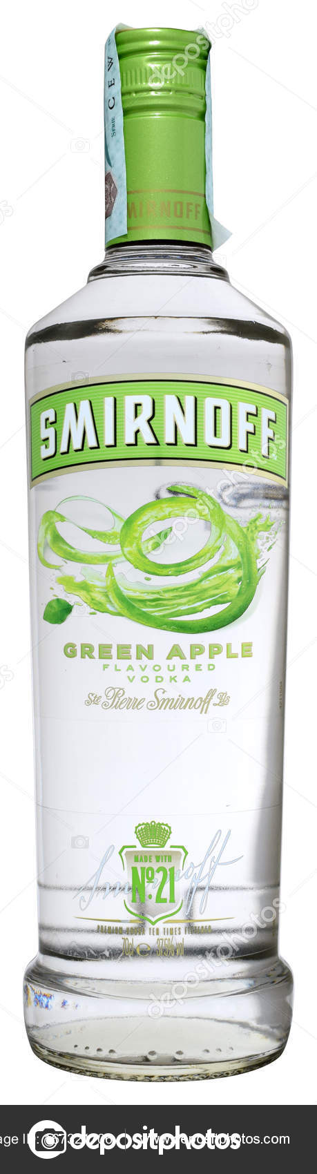 Vodka Smirnoff yeşil elma — Stok Editoryel Fotoğraf © gueriero93.gmail.com  #167321706